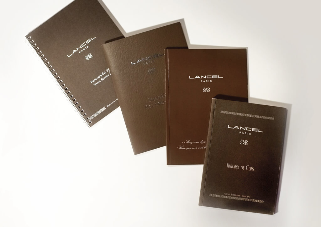 <p>Lancel : Edition des catalogues produits, look books, dossiers de presse, brand books.</p>
