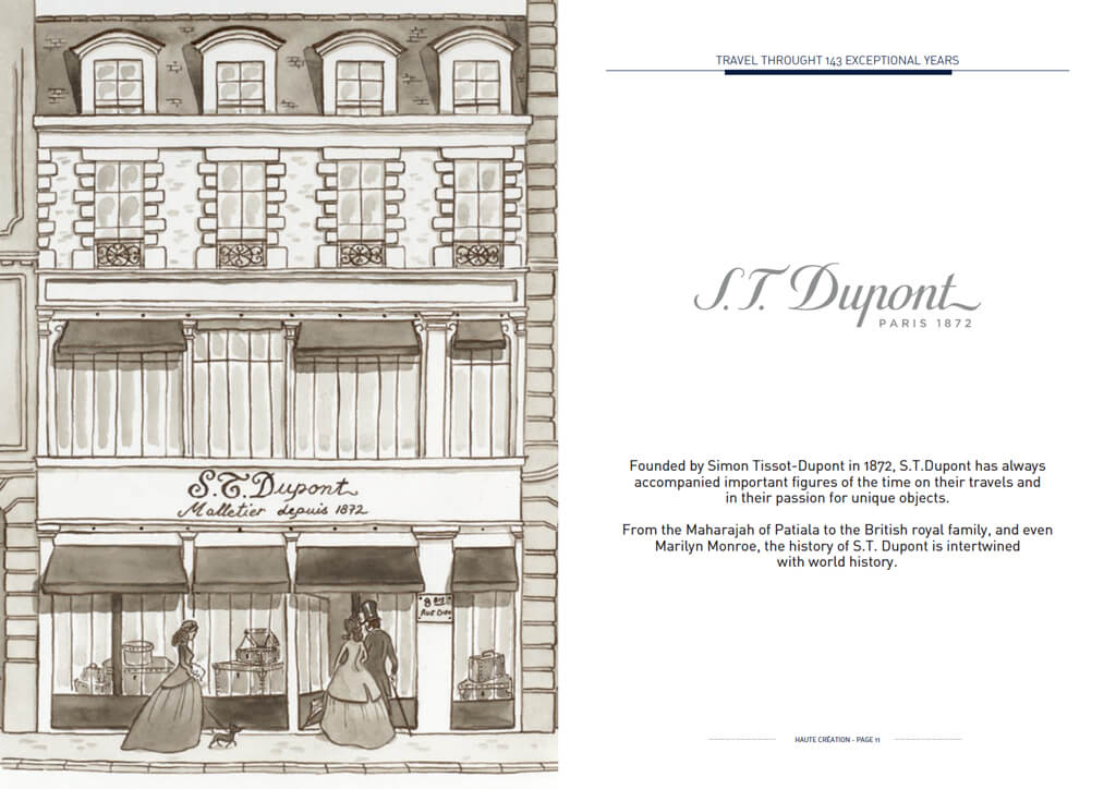 <p>S.T.Dupont : Edition brochure</p>

