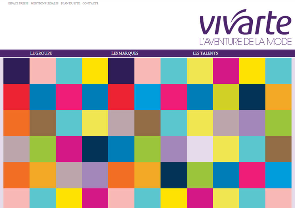 <p>Vivarte : Website corporate et RH</p>

